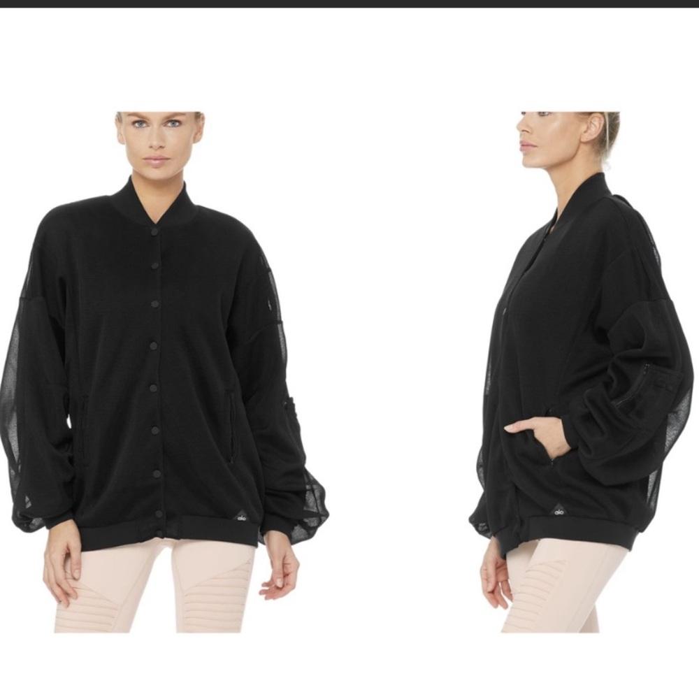 Alo Yoga Field mesh black jacket M